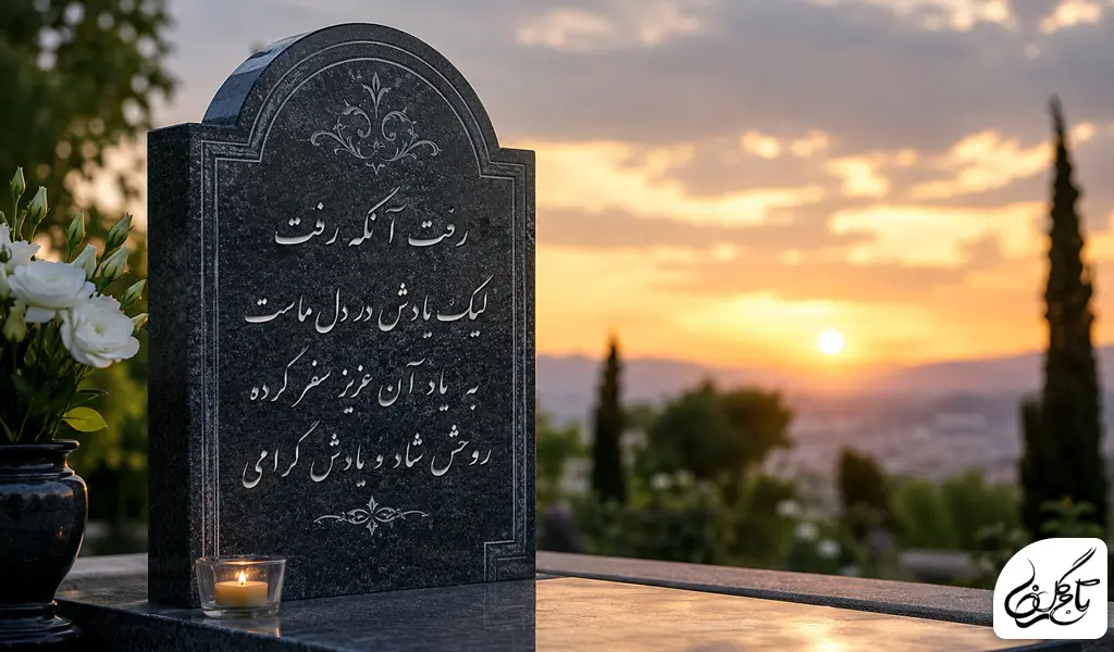 شعرهای ماندگار و زیبا برای سنگ قبر